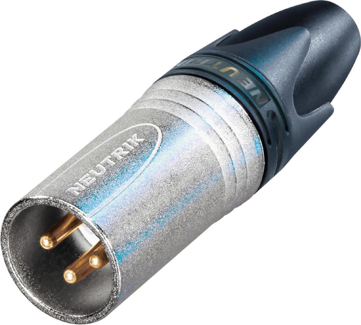 Neutrik NC3MXX-EMC XLR-connector Stekker, recht Aantal polen: 3 Zilver 1 stuk(s)