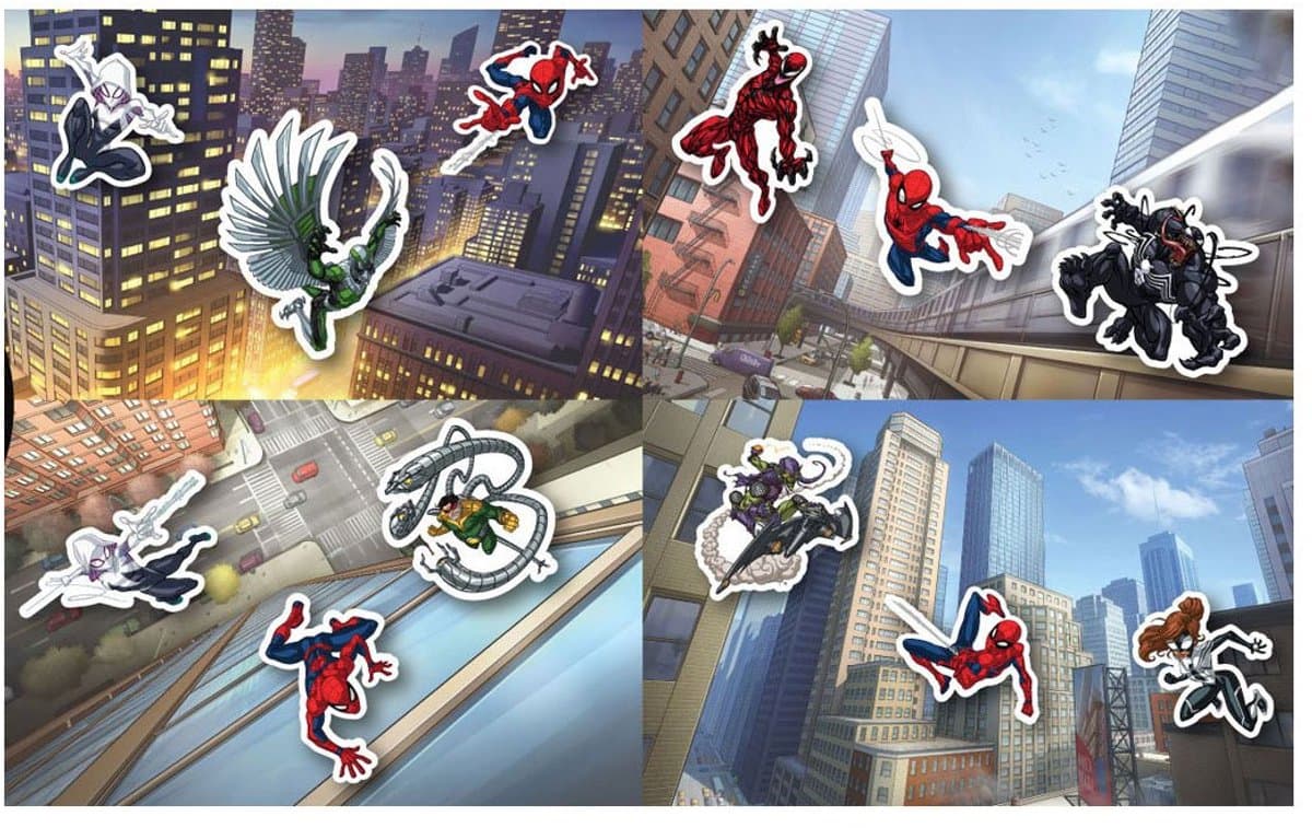 Stickerset Spiderman, 140dlg.