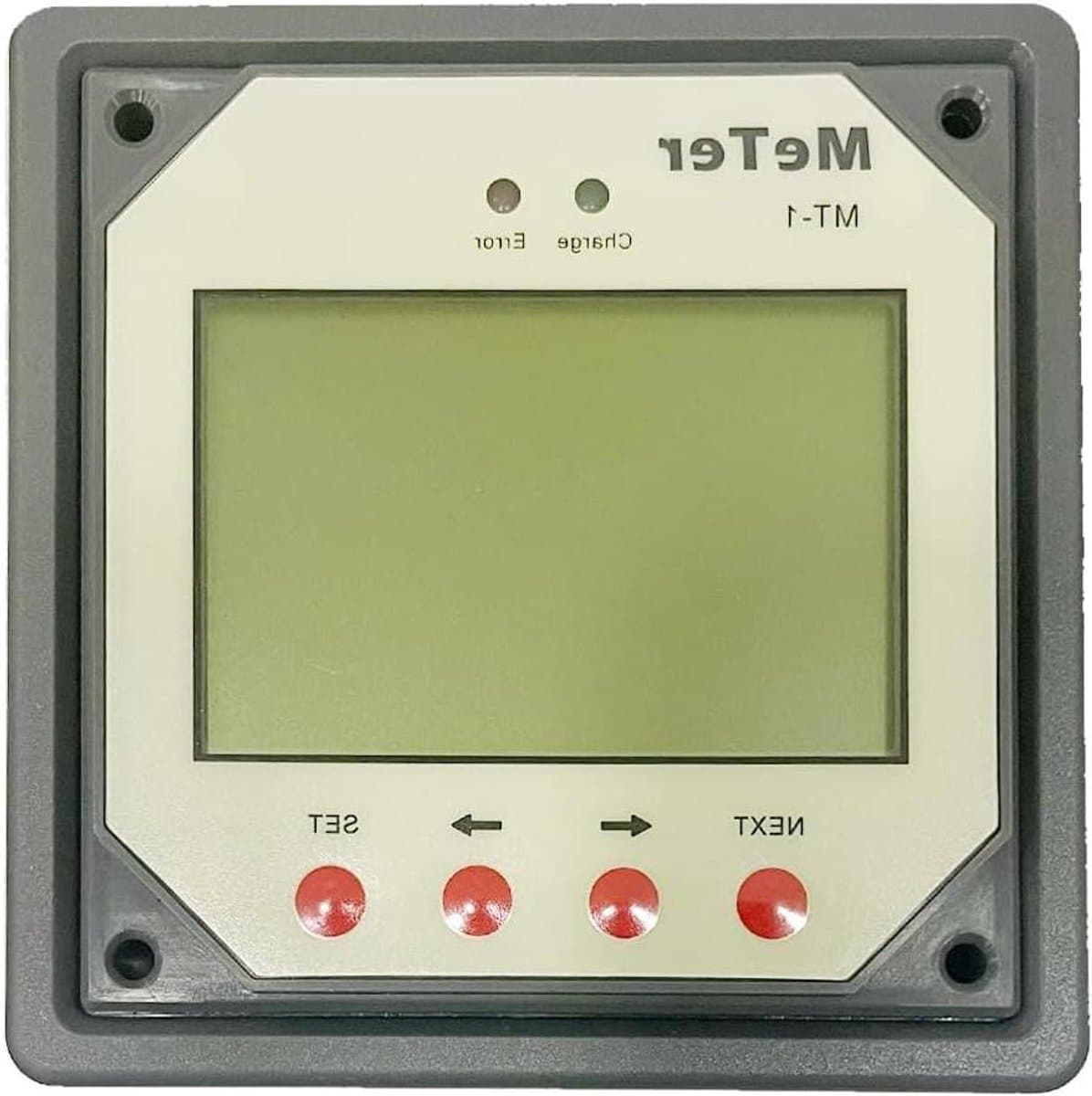 Afstandsbediening Laadregelaar - Display Module - Zonnepaneel Monitoren - Real-time Klok - 15.3 cm - Zwart
