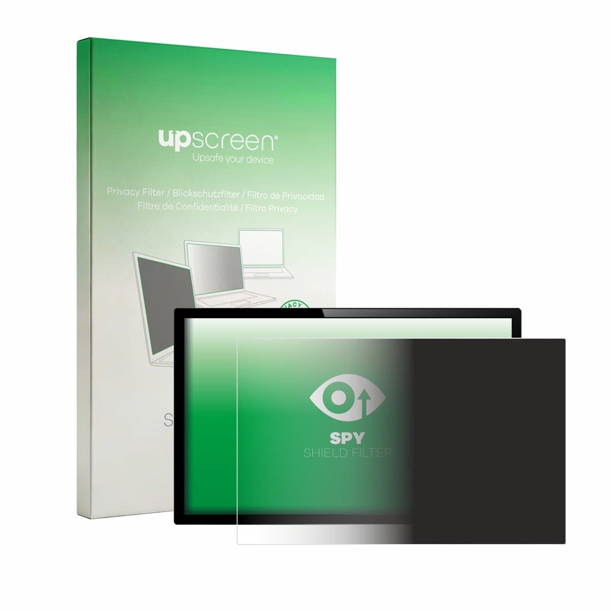 upscreen - privacyscherm voor Tablets mit 15.3 inch Schermen [329 mm x 205.6 mm, 16:10] - privacy filter screenfilter Blauwlichtfilter