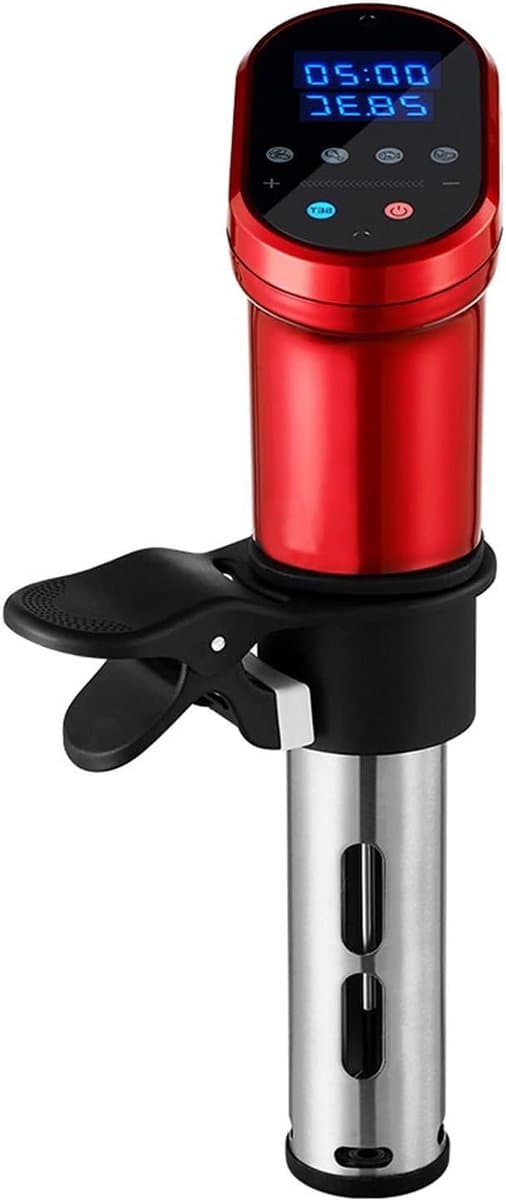 Precisie Fornuis - Sous Vide Circulator - Koken met Precisie - Wifi Connectiviteit - 1200 Watt - Rood