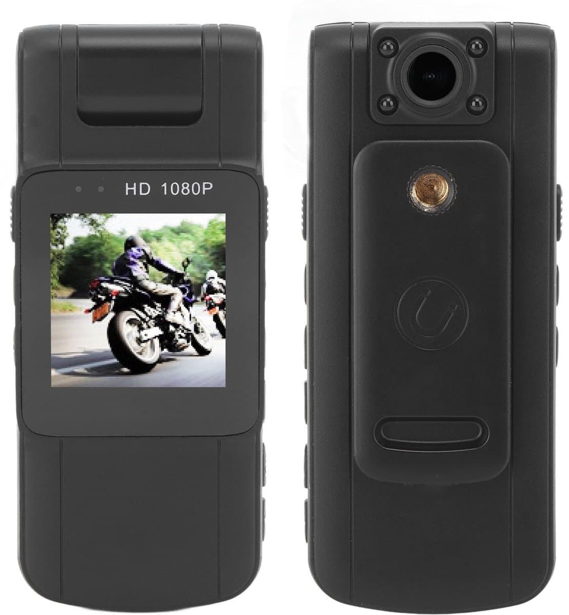 SPHProducts - Draagbare Verborgen Camera - 1080P Nachtzicht - Compact en Lichtgewicht - Groothoekcamera - Voor Wetshandhaving - Type C-oplaadpoort