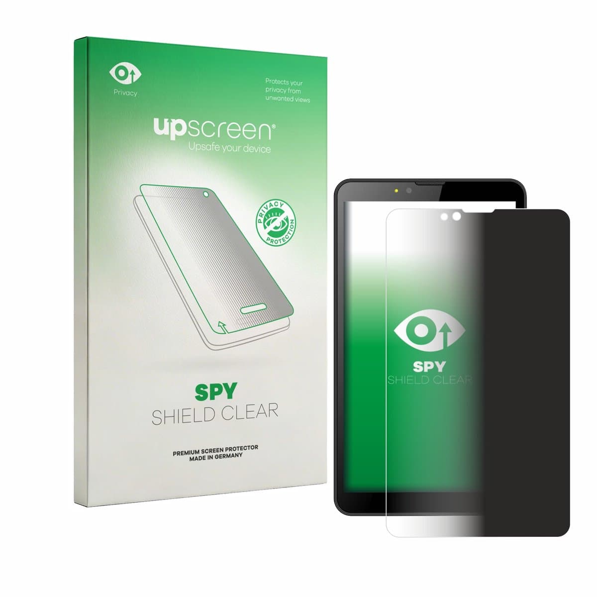 upscreen - privacy screenprotector voor Brave BT7X1 - Folie Beschermfolie Blauwlichtfilter