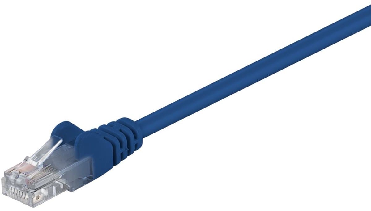 Wentronic CAT5E Netwerkkabel - RJ45 - blauw - 7 m