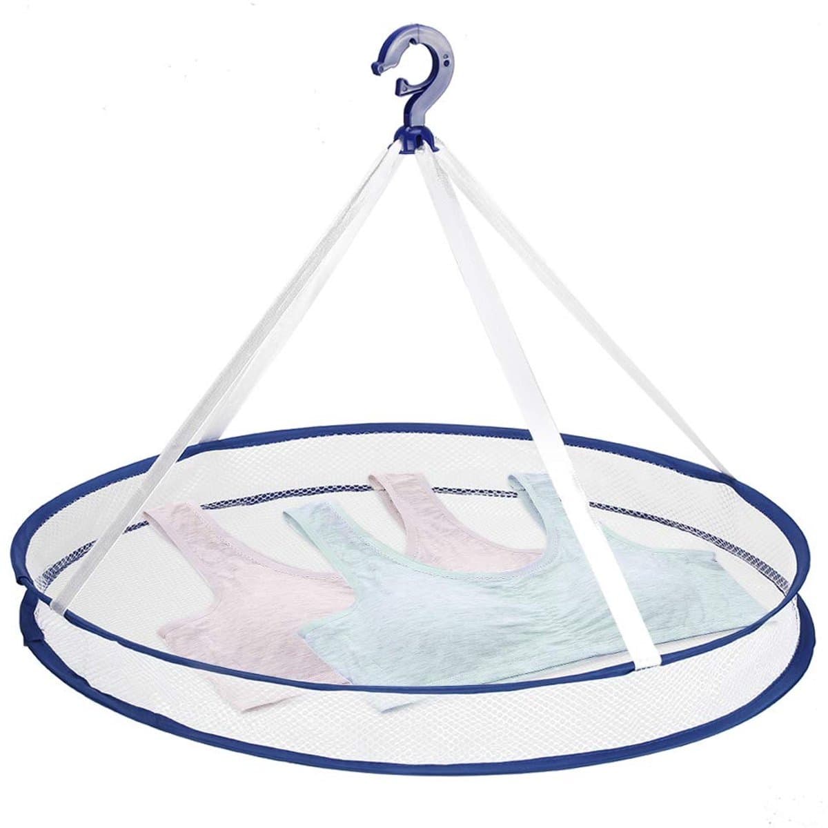 Dailygoody - Opvouwbaar Mesh Droogrek - Draagbare Droogmand - Geschikt voor Kleding en Ondergoed - Hangend Wasserij Net - Lichtgewicht en Duurzaam