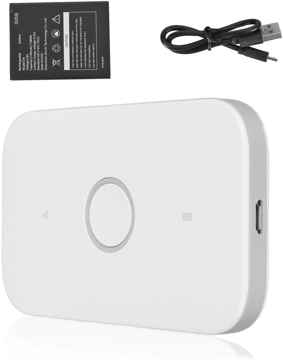 SPHProducts - Draagbare 4G LTE-router - WiFi delen - Compact en lichtgewicht - Voor 10 gebruikers - Oplaadbare batterij - Ideaal voor onderweg
