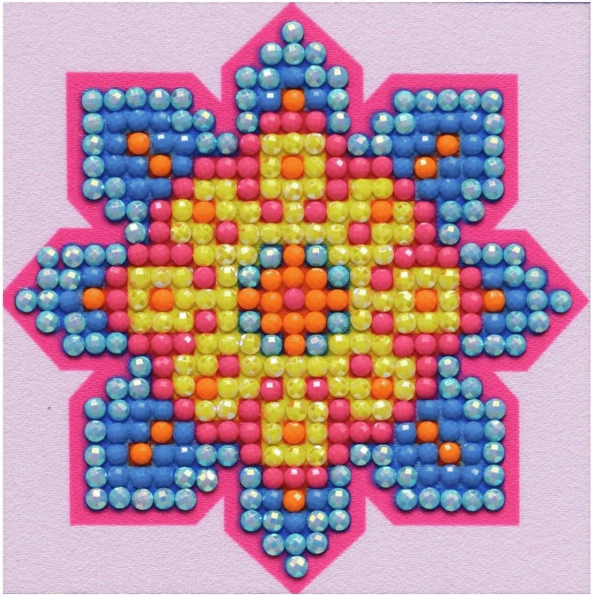 Diamantschilderset - Mozaïek set - Creatief hobbyen - Inclusief handige tablet - 7 x 7 cm - Gesorteerd