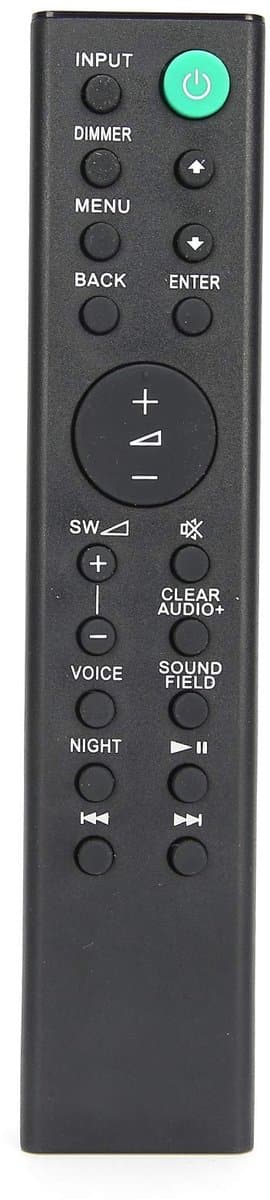 Dailygoods - Afstandsbediening Vervangen - Voor Sony Soundbar - Compatibel en Gebruiksvriendelijk - Ideaal voor Thuisgebruik - Handige Afstandsbedieni