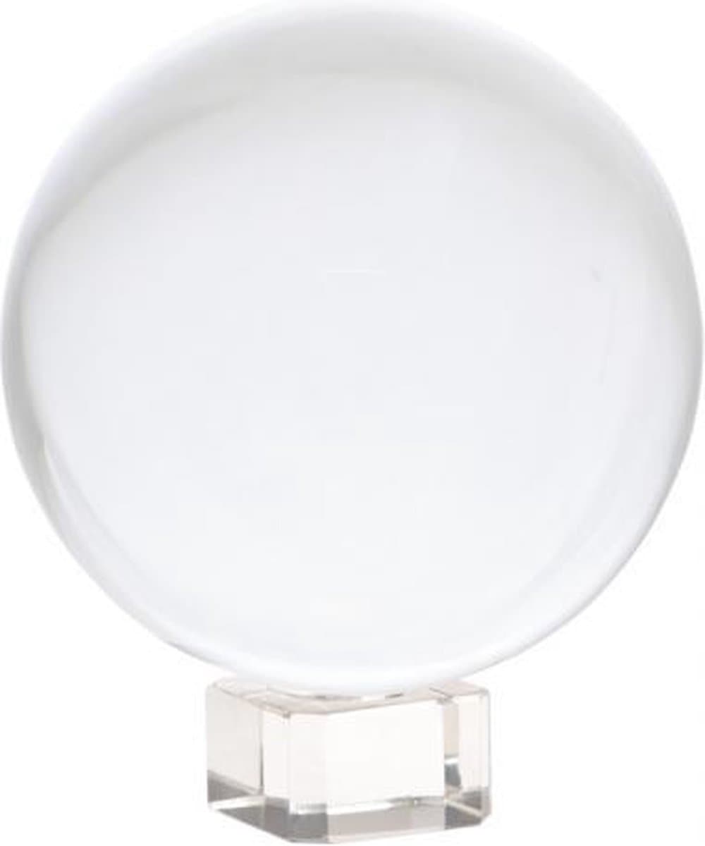 Kristallen bol + voet glas - 5cm - Kristal - Glas