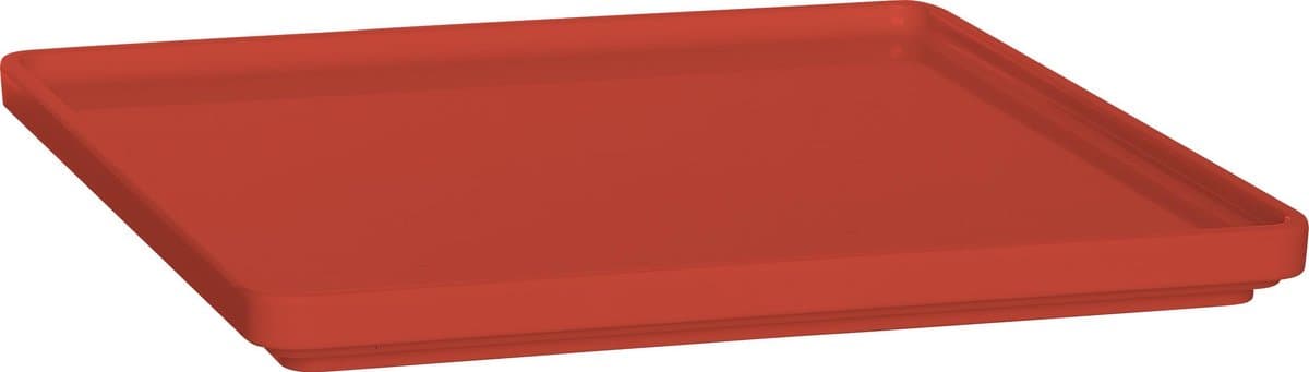 Pantone Serveerschaal - L - Vierkant - 16 x 16 x 1,3 cm - Tangerine Tango 17-1463 - Oranje