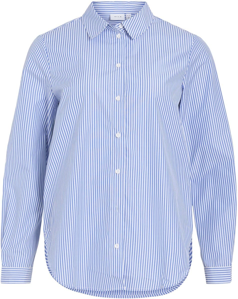 VILA - VIDOJA LS STRIPED TAPE SHIRT - Dames - Blouses