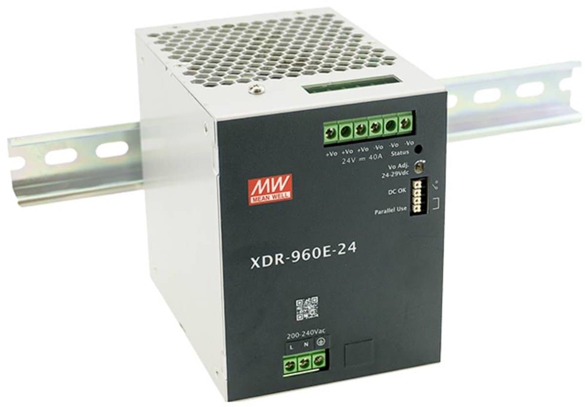 MW Mean Well XDR-960E-48 DIN-rail netvoeding 48 V 20 A 960 W Inhoud 1 stuk(s)