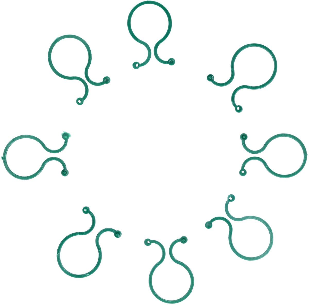 Plantenclip - Duurzame Achtvormige Bevestigingsclip Voor Takken En Bloemen - 50 Stuks - Voor Tuin En Plantenondersteuning