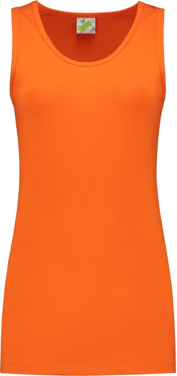 Lemon & Soda tanktop voor dames in de kleur Oranje in de maat XL.