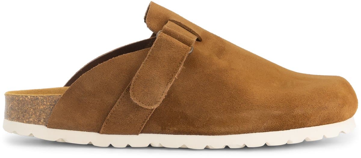 Travelin' Torsby Heren - Clogs - Suede - Bruin