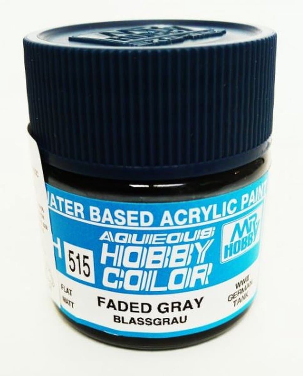 Gunze H-515 - Faded Gray 'Blassgrau' - Mr. Hobby Aqueous Modelbouwverf 10ml