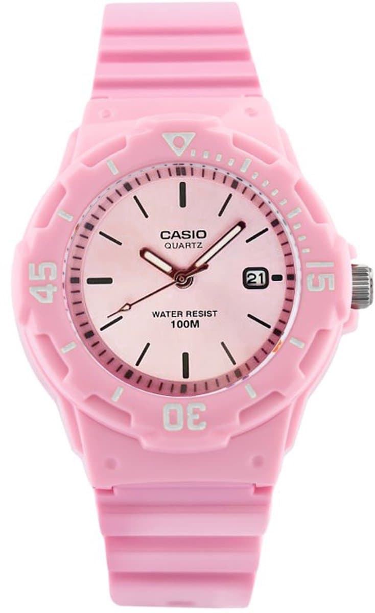 Casio LRW-200H - Dameshorloge - Roze - 100M waterdicht - Datumweergave