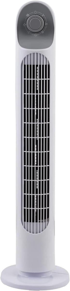 RONN® Ventilator toren - Ventilator staand - Torenventilator - Wit - 22cm x 22cm x 82cm
