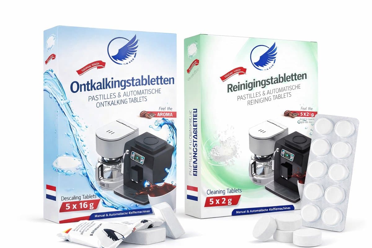 Reinigen Koffiemachine – 10 stuks - 5x Eco Reinigingstabletten - 5x Ontkalkingstabletten - Jura, Siemens, Krups, Philips & meer geschikt