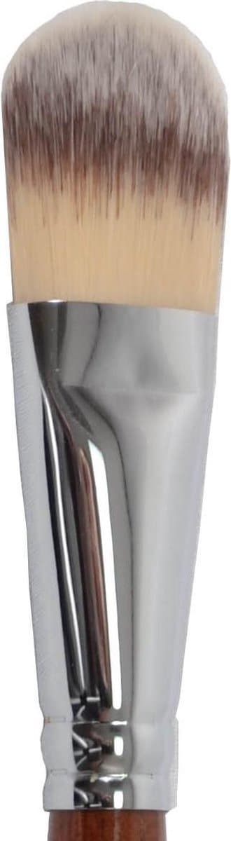 Gérard Brinard make-up kwast foundationkwast bruin - synthetisch