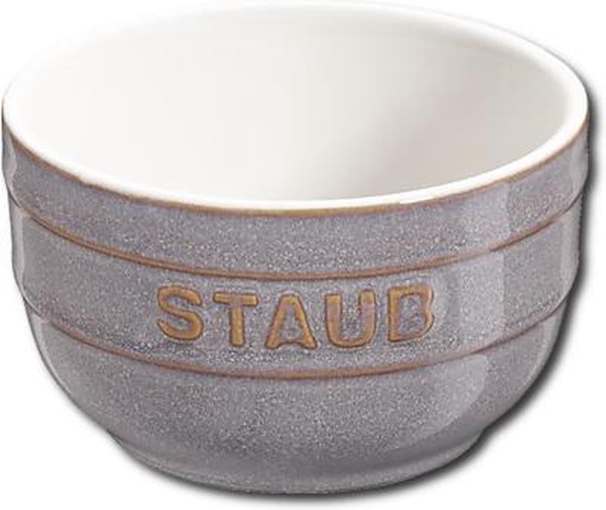 Staub Ramequin 8cm - ancient grey - set van 2 stuks