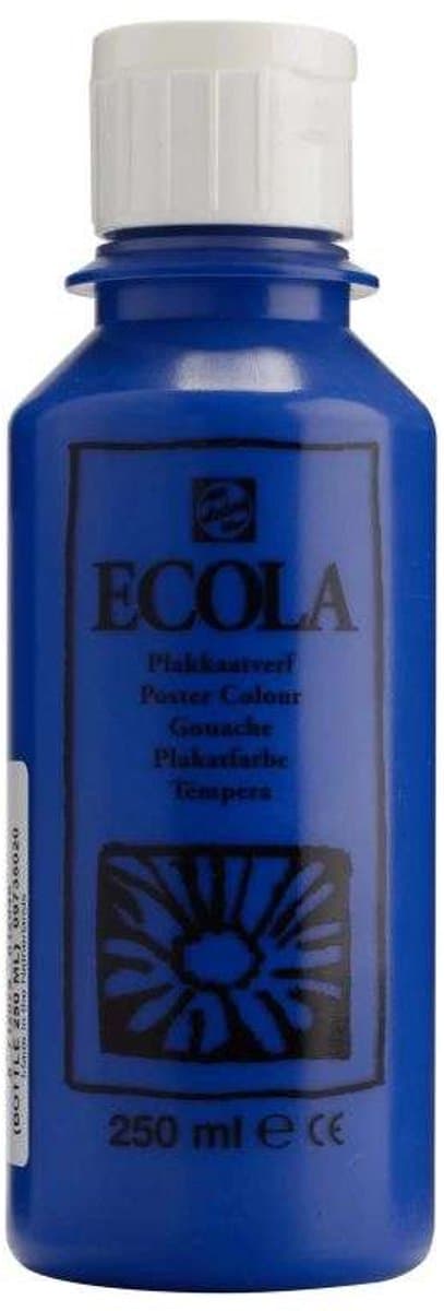 Ecola plakkaatverf 502 Donkerblauw 250ML