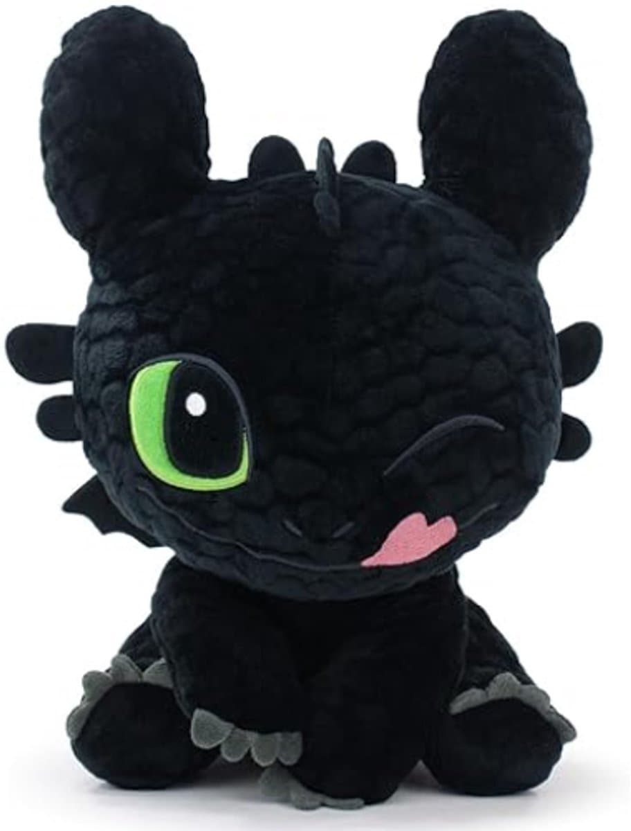 Toothless Baby Knipoog - Hoe tem je een draak Pluche Knuffel 20 cm - How to Train Your Dragon Plush Toy - Speelgoed Knuffels Kinderen Jongens Meisjes