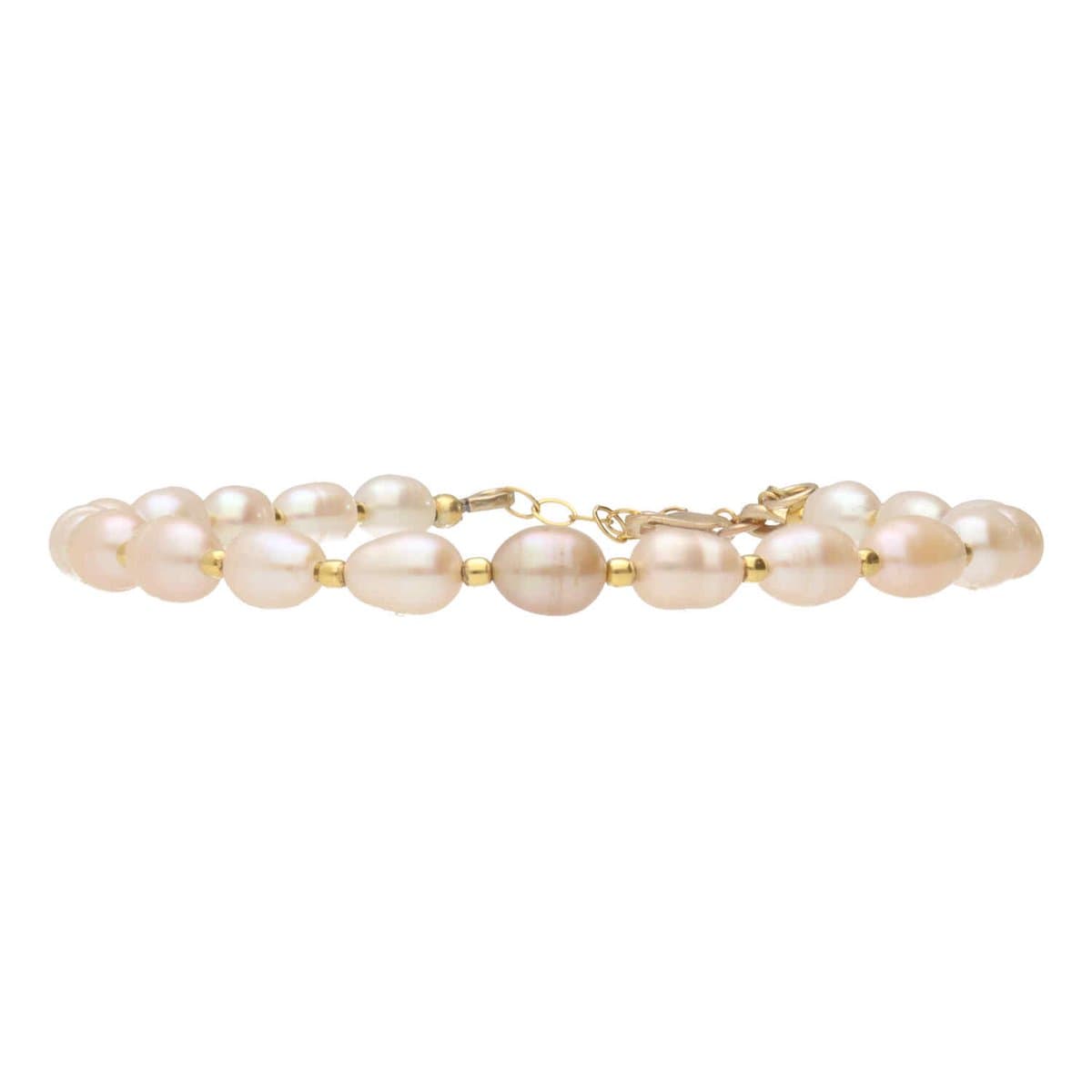 Bela Donaco - Armband Pearl collection B6 – Orchid Parels – 24K Verguld Sterling Zilver