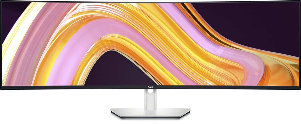 DELL UltraSharp U4924DW LED-display 124,5 cm (49") 5120 x 1440 pixels 5K Ultra HD LCD zwart, zilver