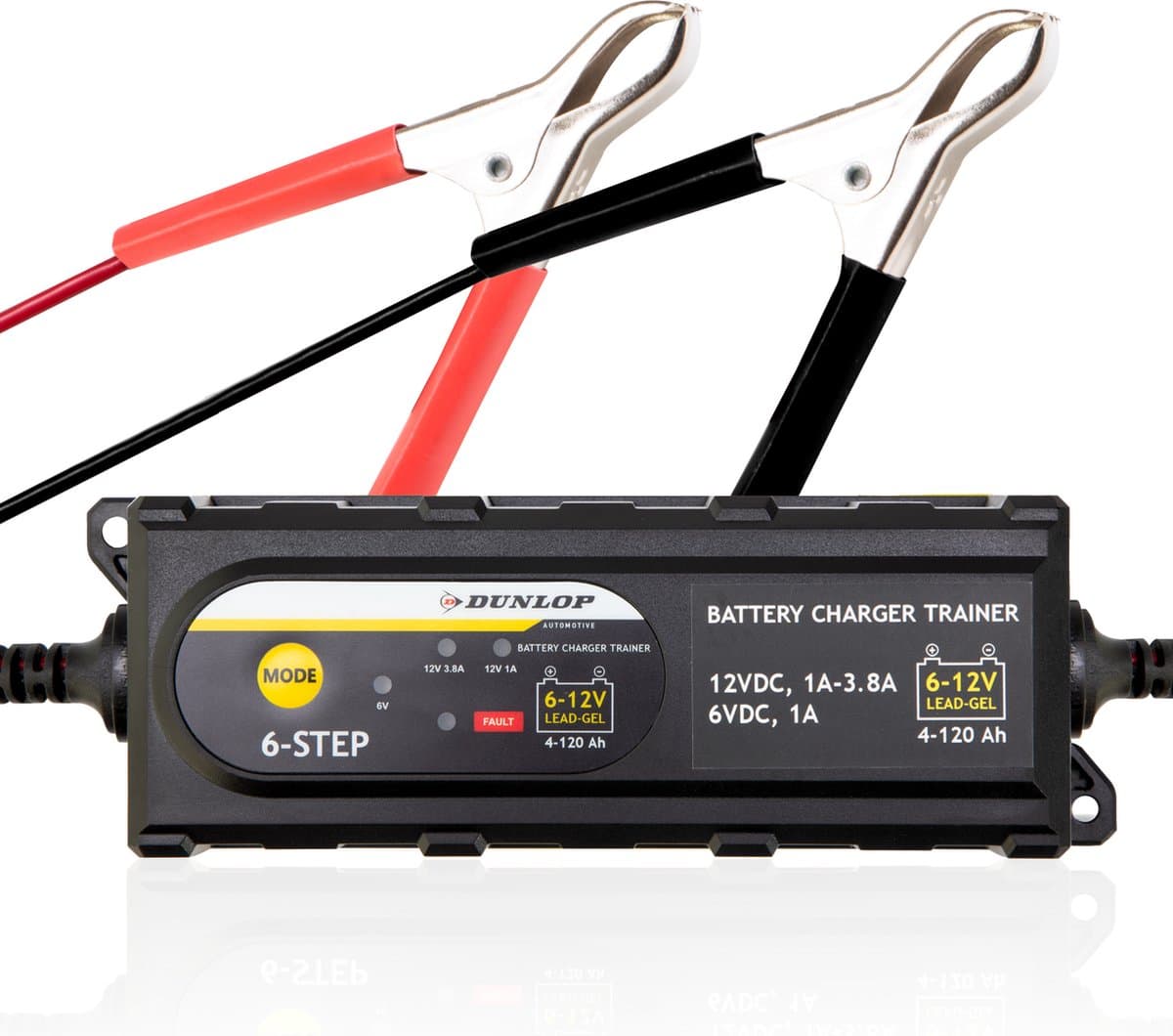 Dunlop Smart Charger Acculader - 3,8A, 4-120 Ah