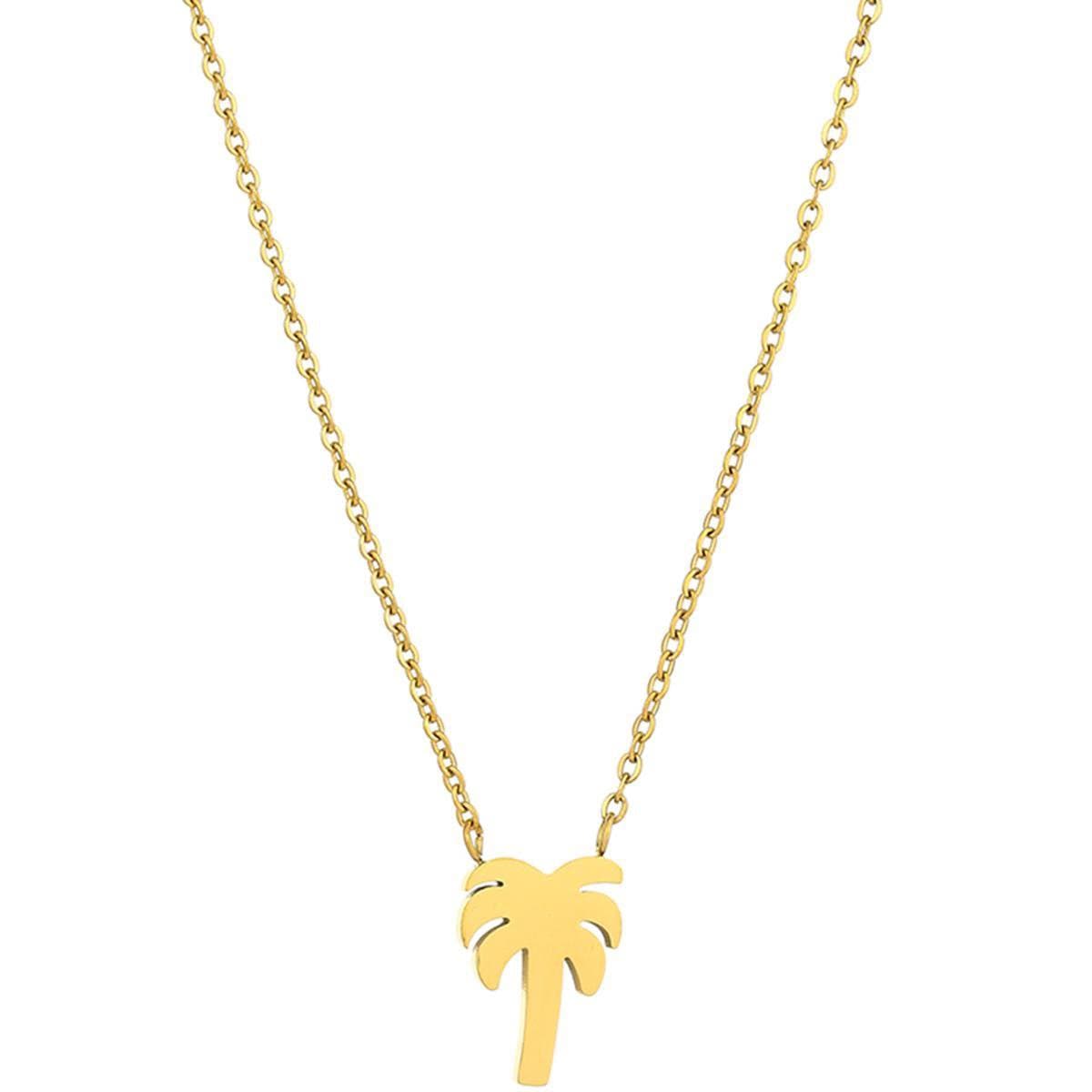 Victorious Dames Ketting Goud – Palmboom – 42 t/m 47 CM