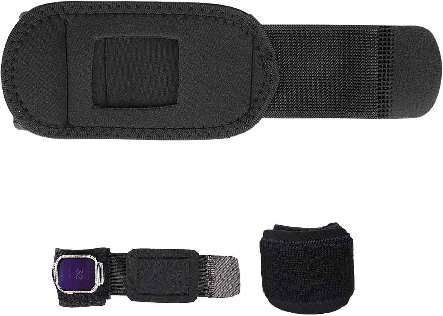 Beschermende armband voor smartwatch - polyester, neopreen - krasbestendig, verstelbaar - ideaal voor fitness - ShopVlot