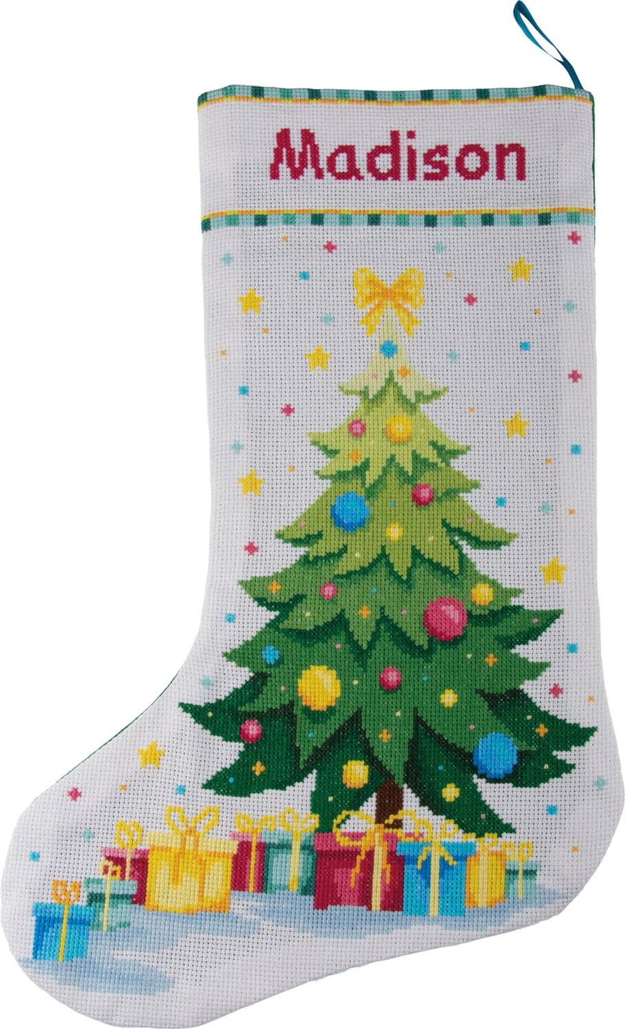 Vervaco - Christmas sock kit Christmas tree - Borduren - Borduurpakket - Borduurpakket volwassenen