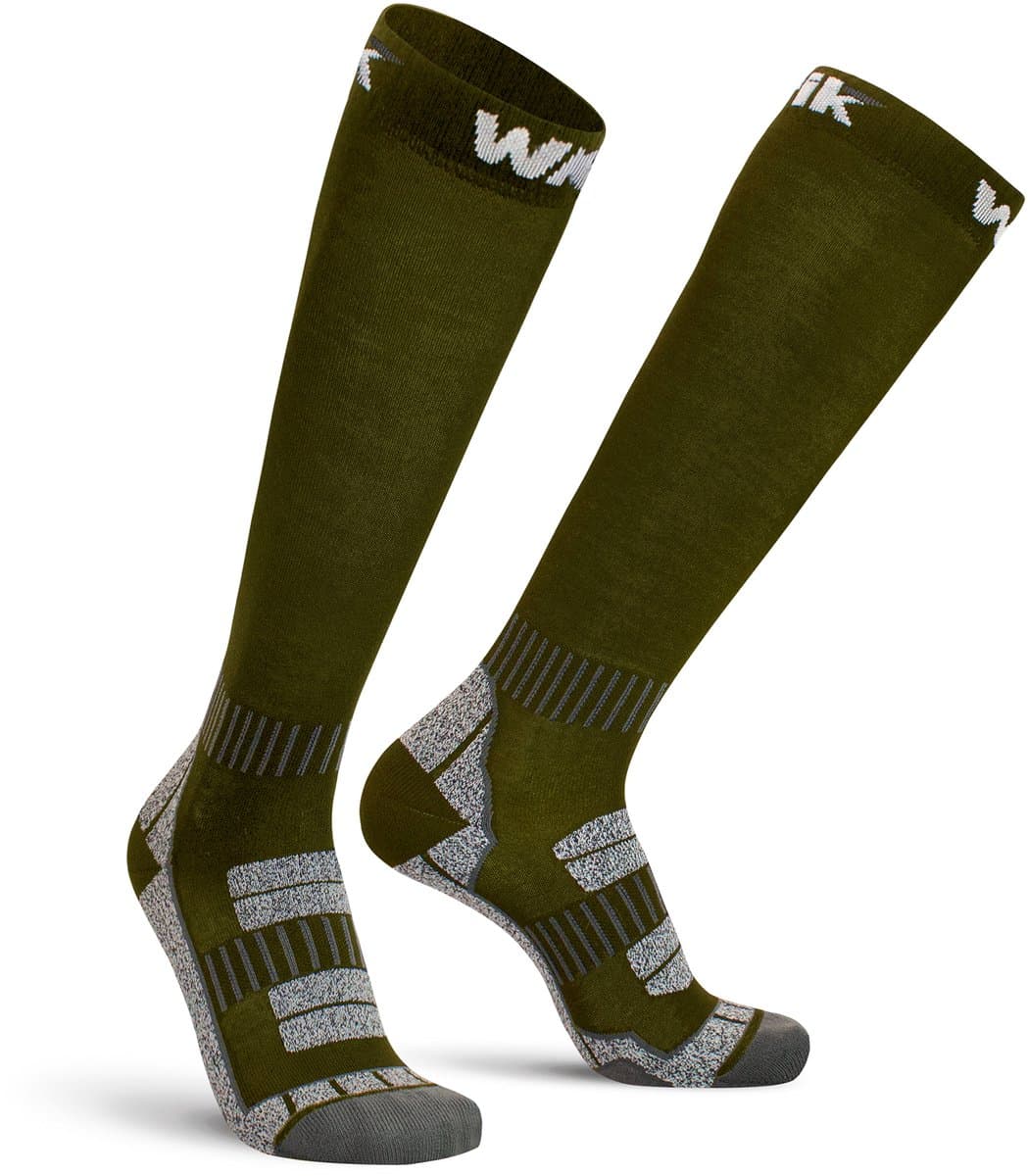 Worik - 2-Pack - Carbon Kniekousen - Grip Tech - Heren / Dames - army - 40-43 - RKMK