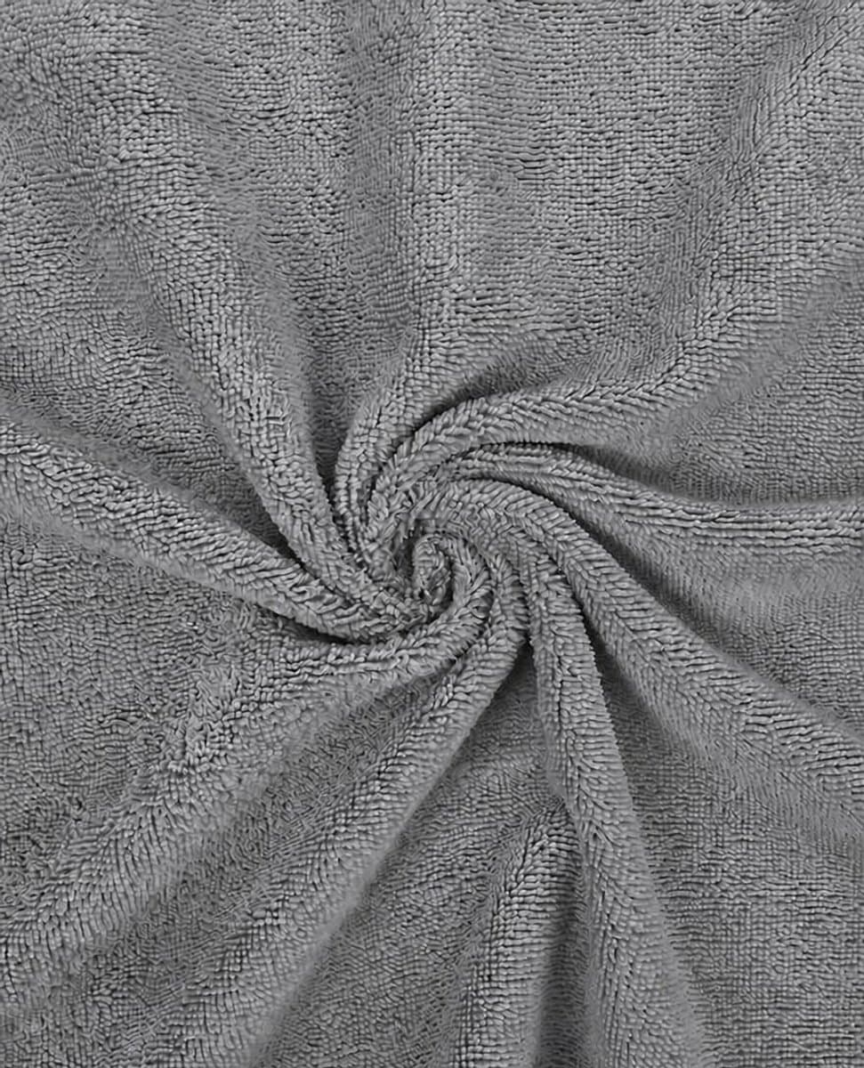 Bamboe Velvet Badstof Donker Grijs – 40% Bamboe – 40% Katoen – 20% Polyester – 290 g/m² – 150 cm Breed – Oeko-Tex