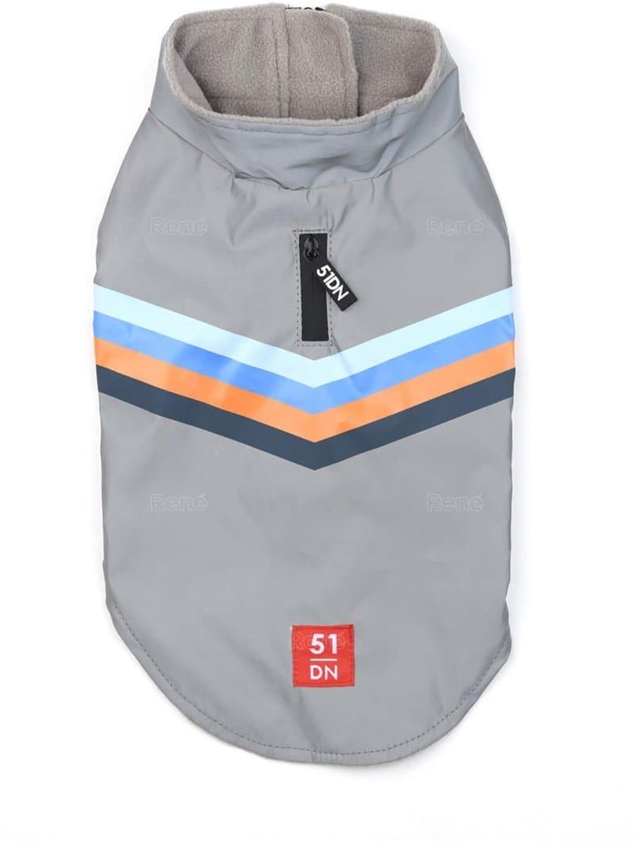 51 Degrees North Reflective - Coat - Hondenjas - Blue/Pink - 28cm
