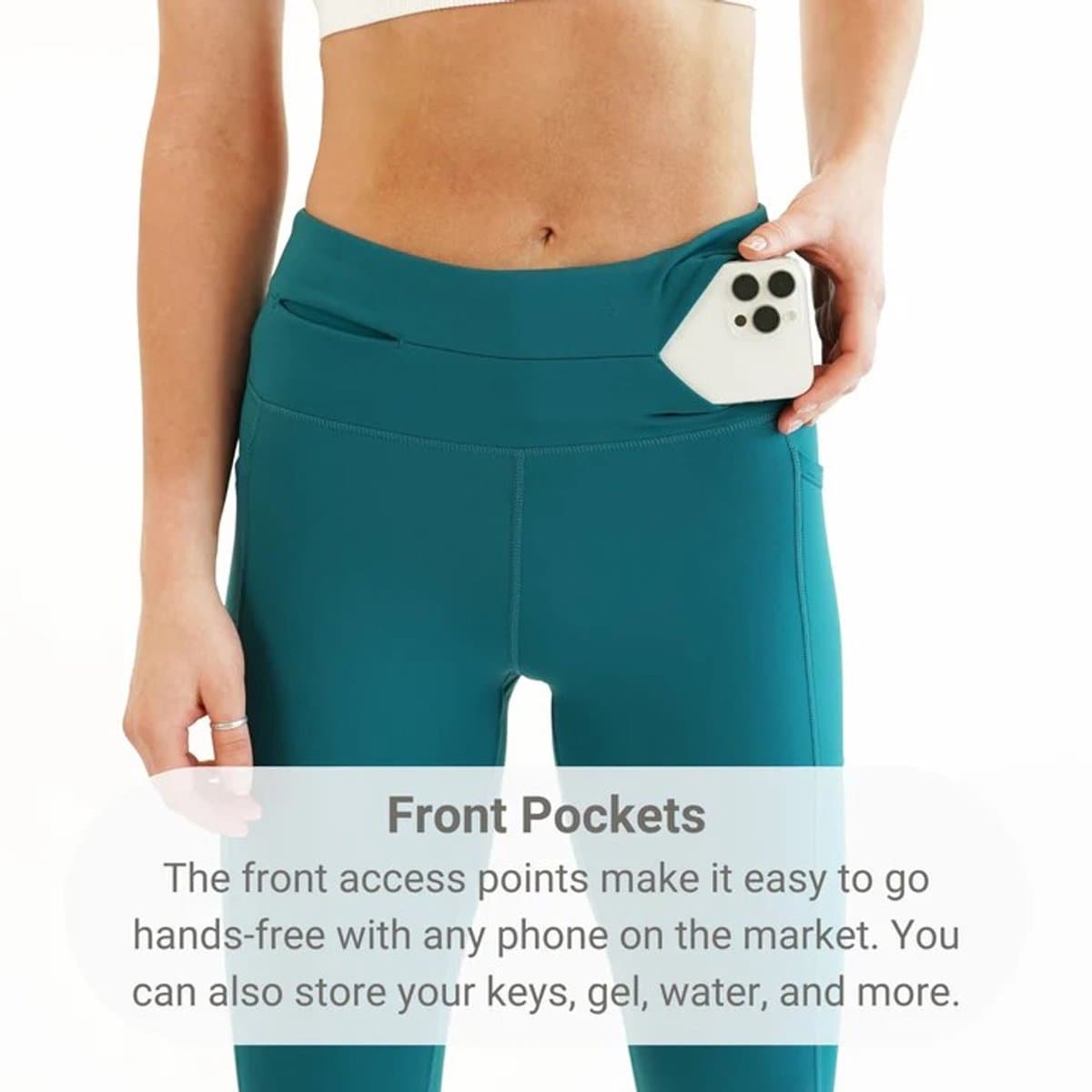 FLIPBELT - WOMEN´S THERMAL LEGGING - FADED JADE - L