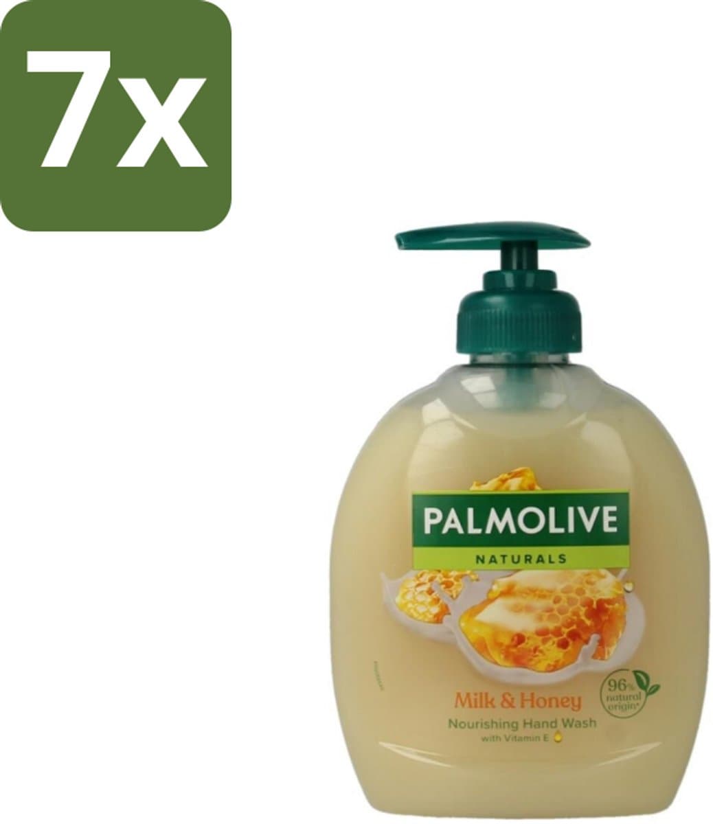 Palmolive – Handzeep – Melk & Honing – 300 ml - Bulkverpakking - 7 stuks