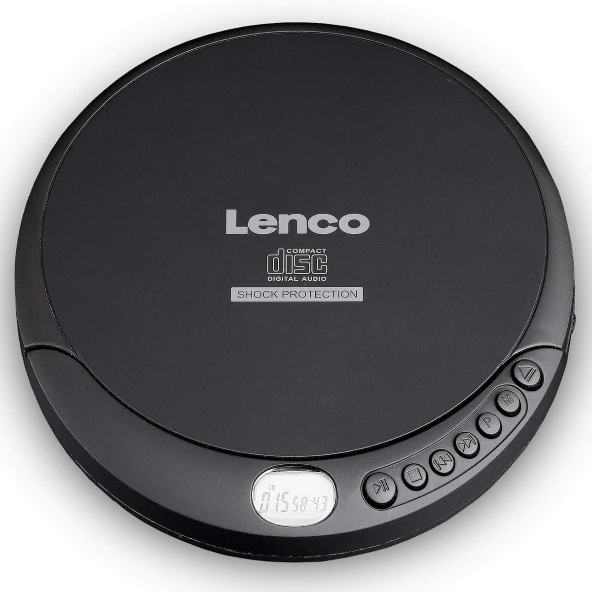 Draagbare CD Speler met LCD Display, Inclusief Koptelefoon en USB Opladen