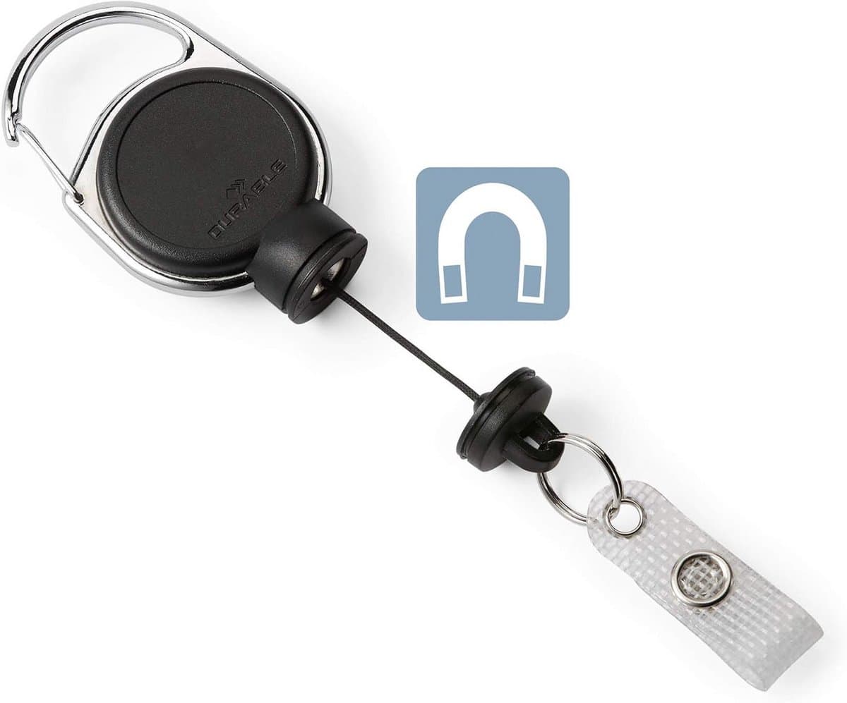 Extra Sterke ID Kaarthouder met Magnetische Sluiting, Zwart, 5 stuks