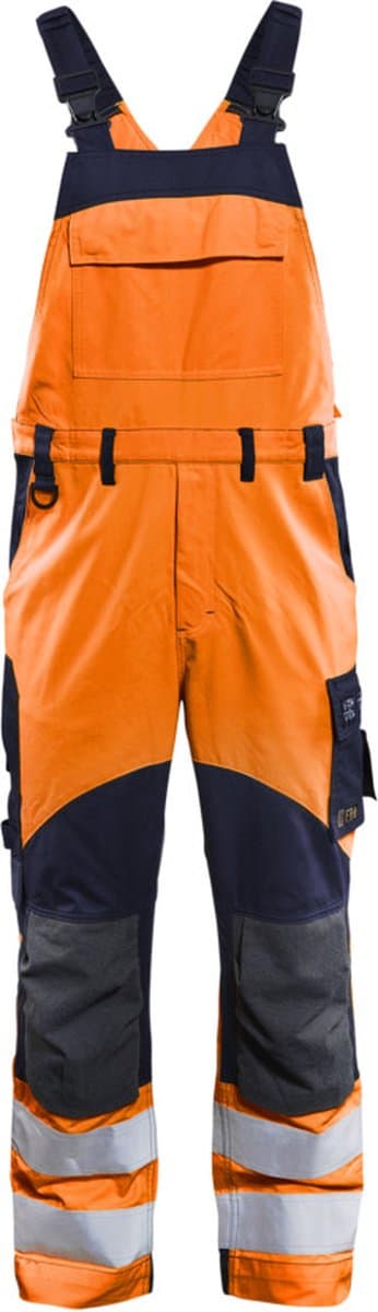 Blaklader Multinorm inherent bretelbroek 2889-1513 - High Vis Oranje/Marineblauw - C46