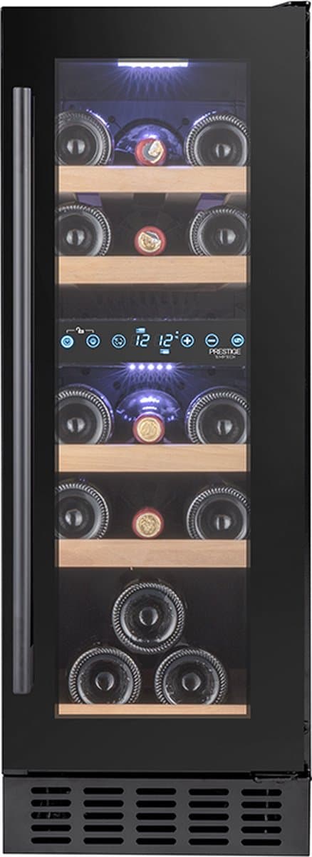 Temptech PRESX30DB onderbouw wijnkoelkast - 19 flessen - 2 zones