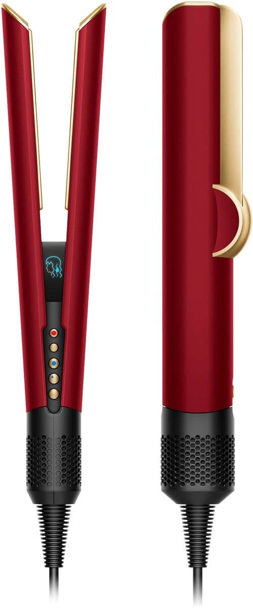 Dyson Airstrait Red Velvet/Goud
