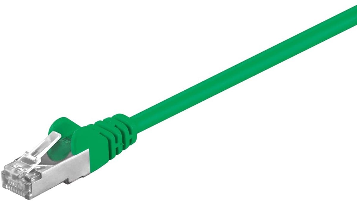 CAT5e sFTP kabel 1 meter groen