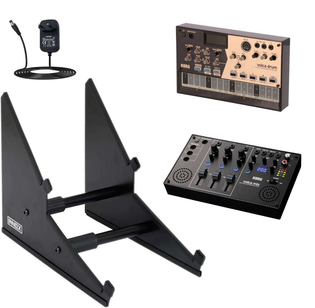 Innox SynthStand 01 Korg Volca Mix + Drum set
