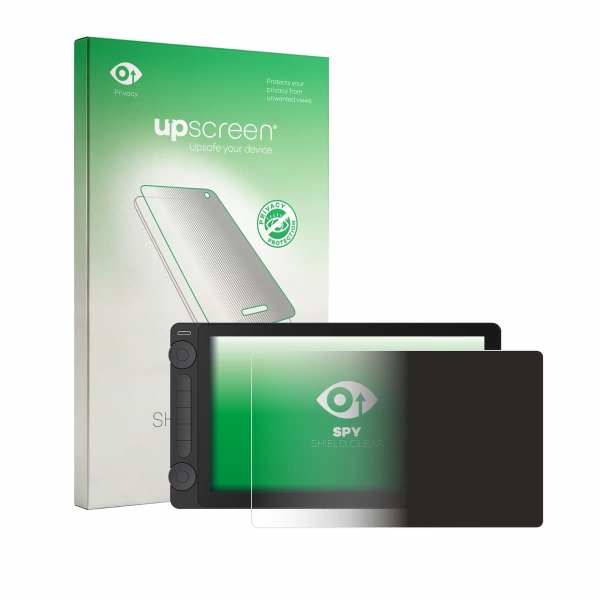 upscreen - privacy screenprotector voor Huion Kamvas 13 Gen 3 - Folie Beschermfolie Blauwlichtfilter