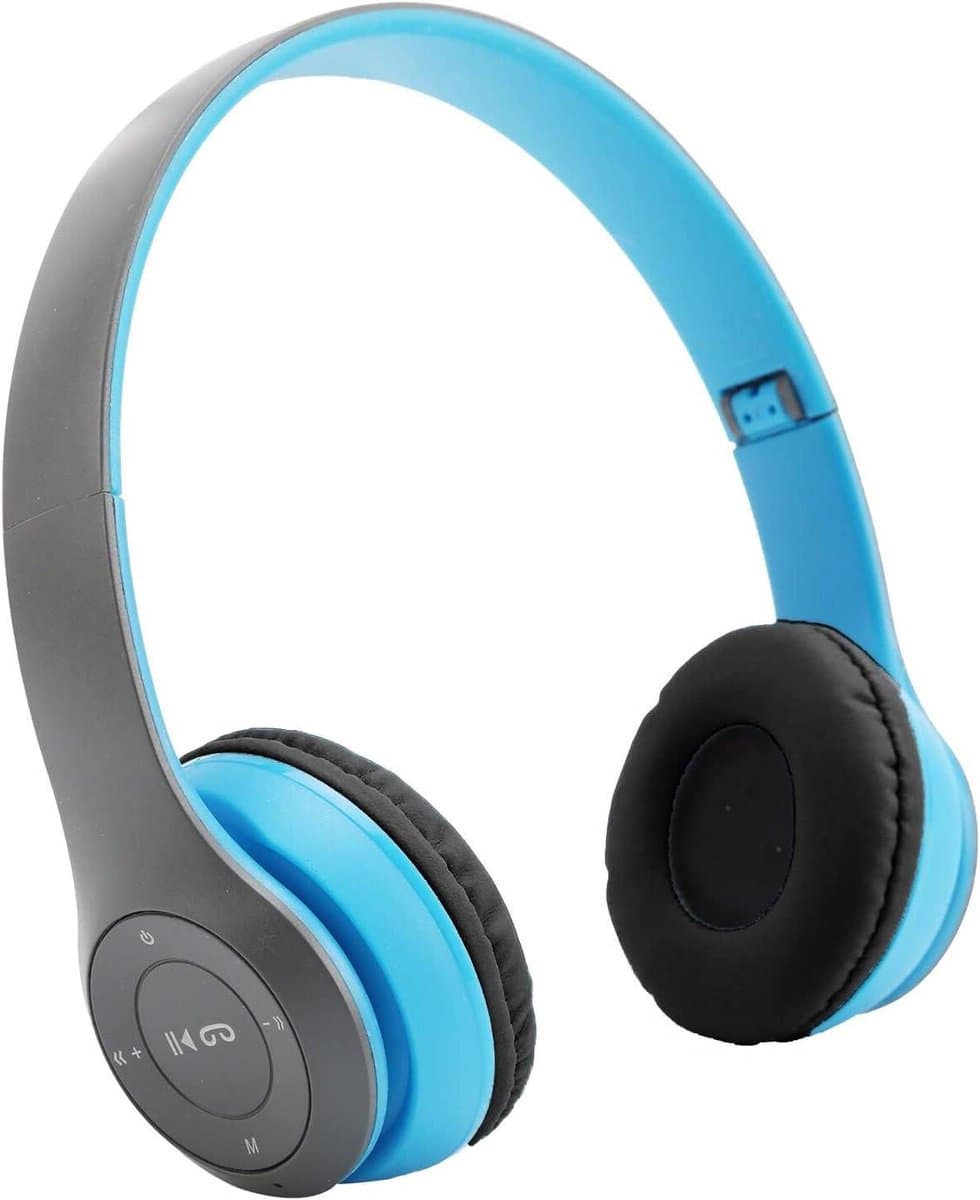 Bluetooth 5.0 Headphones Foldable with Mic - Comfortable Earmuffs by Ruiqas