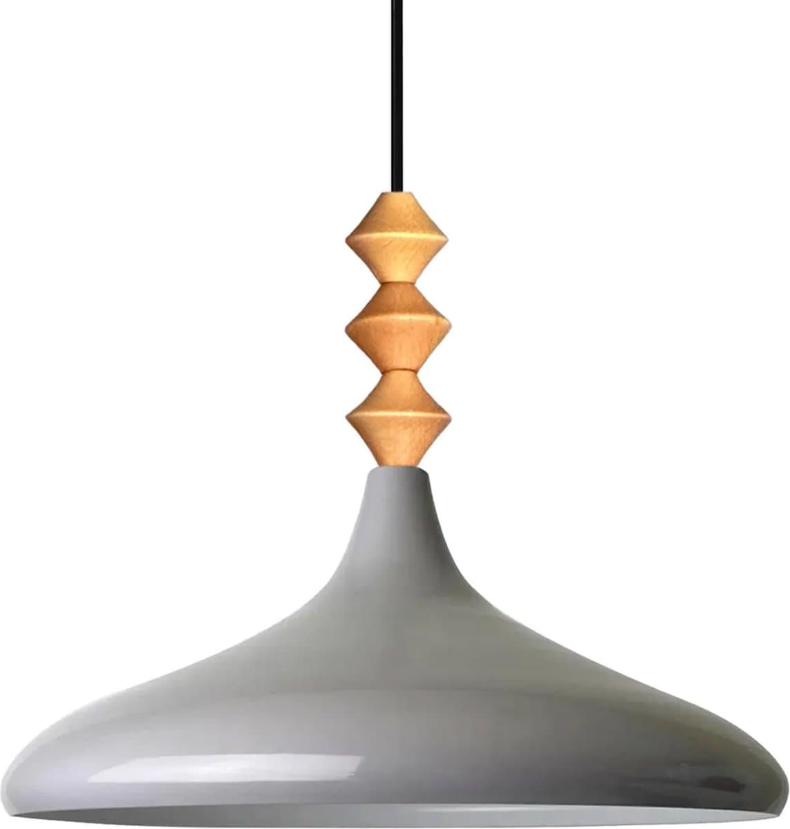 Bamyum Hanglamp E27 Metaal Grijs Moderne Lamp