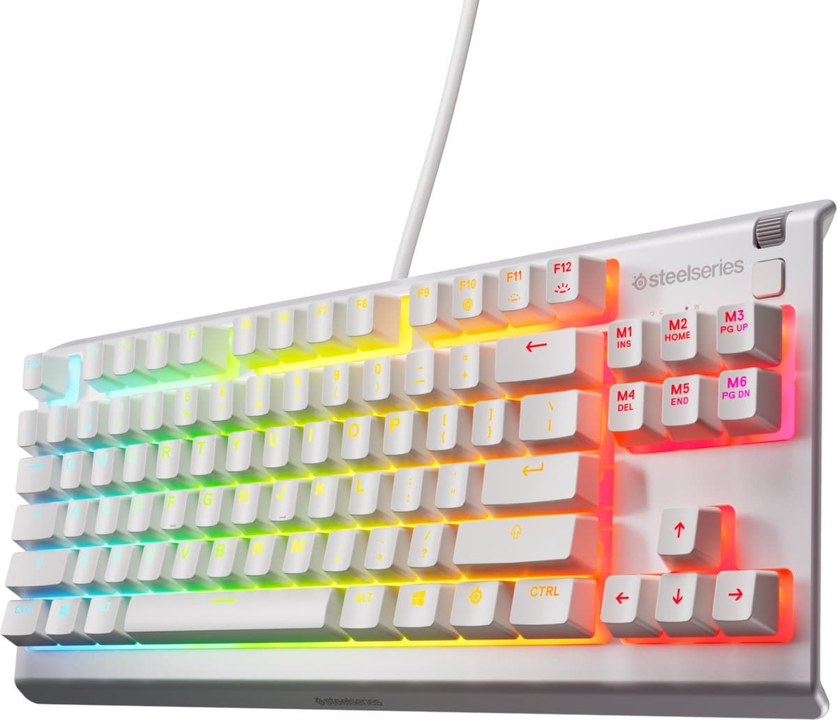 SteelSeries Apex 3 TKL Gaming Toetsenbord Qwerty Wit