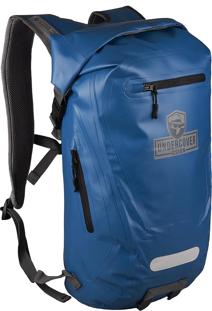 Undercover Dsign Rugzak - Waterdichte tas - Reistas - Rugzak laptop - Laptoptas - Aquastop - Geschikt voor 13 inch - Oceaan Blauw
